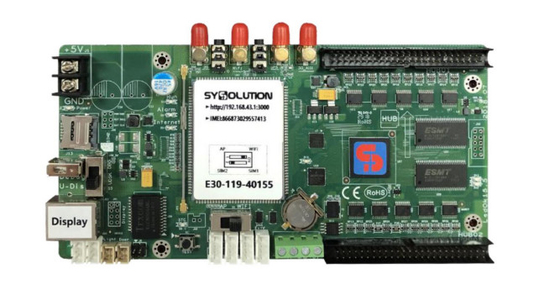 ODM a bordo do cartão de controle do diodo emissor de luz do poder do lcd para a visualização ótica E30